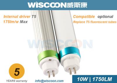 China Ra80 2ft LED Tube Light Replacement , Rotating Cap Slim Led Tube Light 1750lm for sale