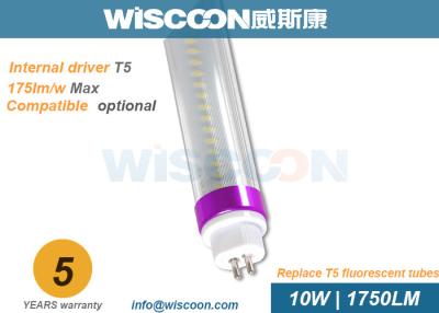 China Hospital Led Light Tube T5 For Lamp Retrofit Replacement , 3000K-6500K CCT for sale