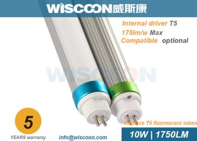 China Supermarket 2ft LED Tube Light 1750lm With Aluminum Body , 50-60Hz Frequency for sale