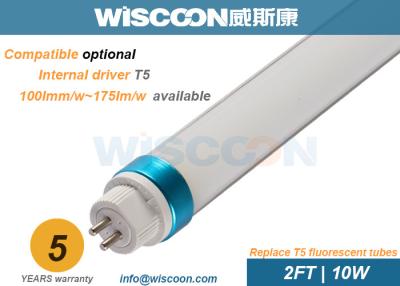 Cina 2 wattaggio delle lampadine SMD2835 10 della luce fluorescente del piede T 5, 5 anni di garanzia in vendita