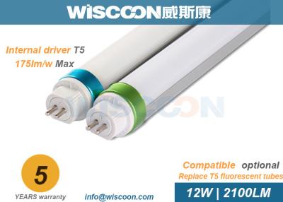 China 12 el tubo fluorescente del vatio T5 llevó el reemplazo 170 Lm/W para el hospital, servicio de OEM/ODM en venta