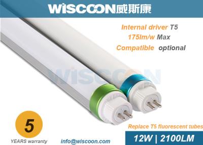 China Hospitals175 Lm/W T5 LED Tube Light 3 Feet , T5 LED Retrofit Tube 50 / 60Hz for sale