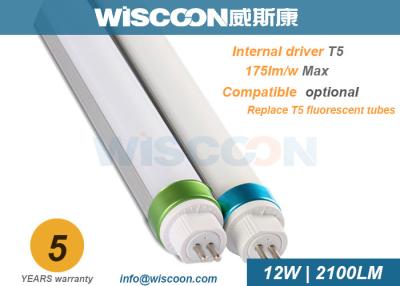 China 175 Lm/W High Efficiency T5 Led Light Tube Ra80 85-265V/AC For Indoor for sale