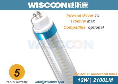 China 12W SMD2835 T5 LED Tube 3ft Light Office Isolated Driver LED Tube 3 Foot for sale