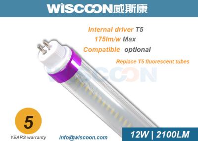 China El poder más elevado T5 los 3ft llevó los microprocesadores del tubo 12w LM80, brillo llevado T5 de los tubos del reemplazo alto en venta