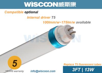 China 13 Wattage Power SMD LED Tube Light G5 Pins Isolate Driver For Office , Hotel for sale