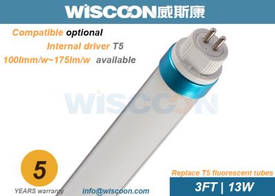 Chine Le remplacement T5 en aluminium a mené les tubes, T5 mené chauffent la fréquence blanche de la lumière 50-60Hz de tube à vendre