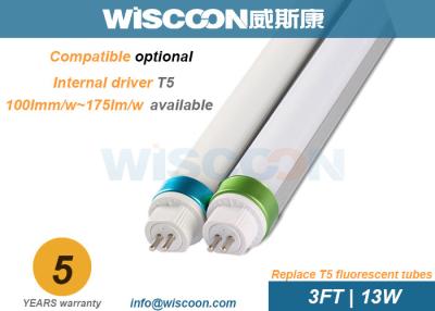 China 0.9m 13 Wattage SMD LED Tube Light Ra80 For School , 5000 Hours Lifetime for sale