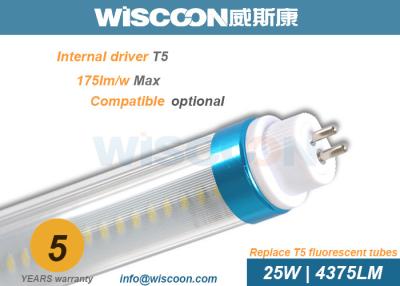 China Single End Input Dimmable LED Tube Lights 25 W G5 Pins For Bus Station for sale