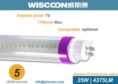 China High Power T5 LED Light Bulbs Japan Top Capacitor For Household , 100lm/W Efficiency for sale