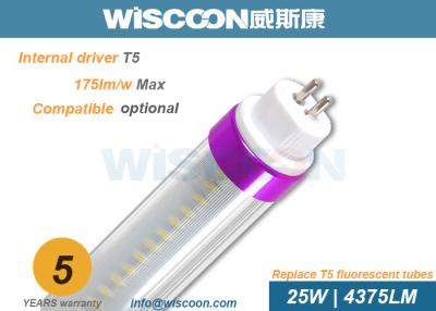 Cina Riscaldi T5 l'efficienza bianca della lampada fluorescente 175lm/W per l'ospedale, luminoso eccellente in vendita