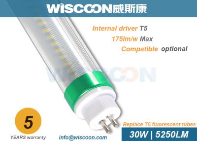 China Beryl Capacitor G5 Pins Led Tube Lights Replace Fluorescents 150 Lm/W For Library for sale