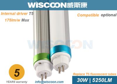 China 30 W Power T5 Replacement Led Tubes 5 Feet Single / Double End Input , High Efficiency for sale