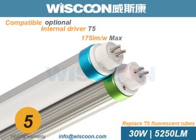 China LEIDENE van SMD2835 T5 Vervangingsbuizen die Ra80 met 175lm/W-Efficiency aansteken Te koop