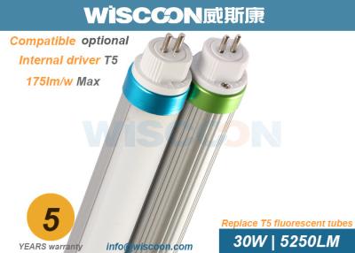 China Eduque os tubos 85-265V/AC da substituição do diodo emissor de luz de SMD T5 com tampa do alumínio 6063+PC à venda