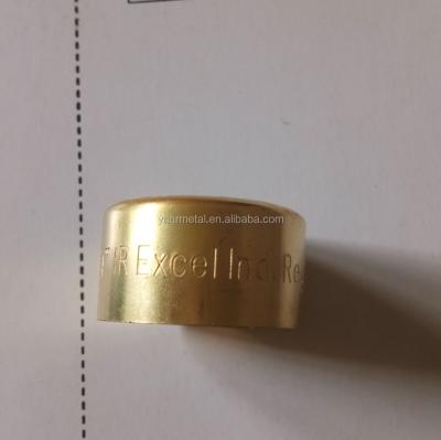 China OEM Metal Products Copper Tube Ferrule For Cylindrical Hydraulic Pipe for sale