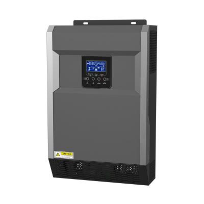 China Off-Grid Solar System 3.5KW 5.5KW Off Grid Hybrid Solar Inverter 24V 48V to 230V 100A MPPT Built-in for sale