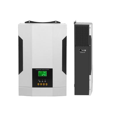 China - 3.5kw 24V Grid and Grid Tied Inverter with MPPT Solar Controller All-in-One Hybrid Solar Inverter 481mm*313mm*117mm Te koop