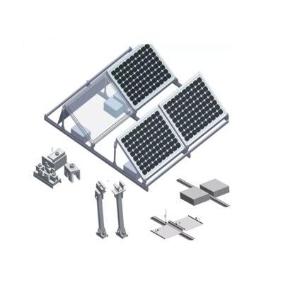 China Customization AL6005-T5 Allow Free Solar Panel Single Rail Bracket For Metal Roof PV Mounting for sale