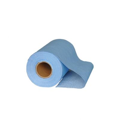 China Sustainable Supply High Quality Multi Purpose Factory Cleaning Rag Industrial Wiper Paper Roll for sale