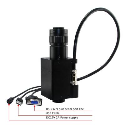 China Industrial Monocular Reader 0.6-5.0X Zoom Motor Inspection FB650AM Electronic Microscope Lens for sale