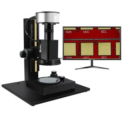 China New Product FM650AM 0.6-5.0X Industrial Automatic Zoom Inspection Smart Measuring Visual Microscope for sale