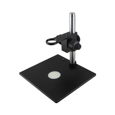 China Professional FH65 AL Aluminum Alloy Universal Adjustable 330*300mm Microscope Stand OPTO Low Stand for sale