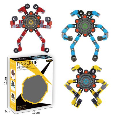 China DIY TOY Robots Fidget Spinner Stress Relief Toy Fingertip Spin Top Toy for sale