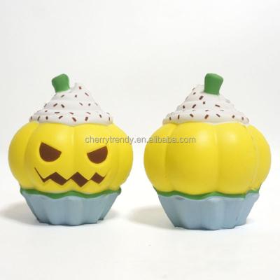 China JS484 Halloween Decoration Gift Pumpkin Ice Cream Squishy for sale