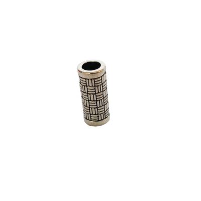 China Necklace Jewelry Making Accessories Spacer Beads Long Metal Tube Beads for sale