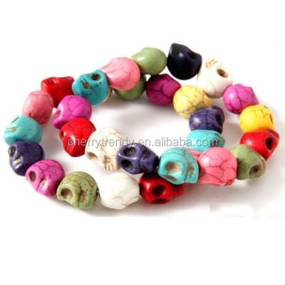 China Wholesale Color CLASSIC Skull Bangle Bracelet Skull Stretch Bracelet Elastic for sale