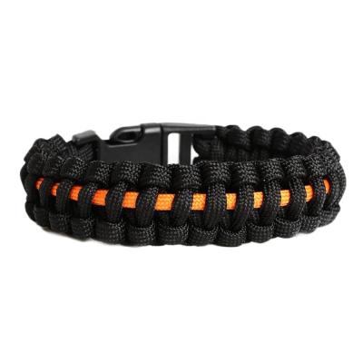 China FASHIONABLE Thin Orange Line Paracord Survival Bracelet for sale