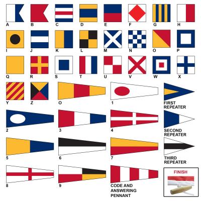 China International Code Of Signals Flags International Maritime 45 X 12