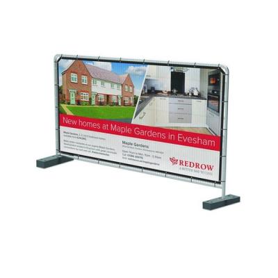 China Full Color Custom Fence Banner Heavy Duty Polyester Printing Waterproof Digital Printing for sale