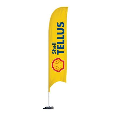 China Custom Advertising  Beach Flag Feather Outdoor Flying Banner Tear Drop Flags for sale