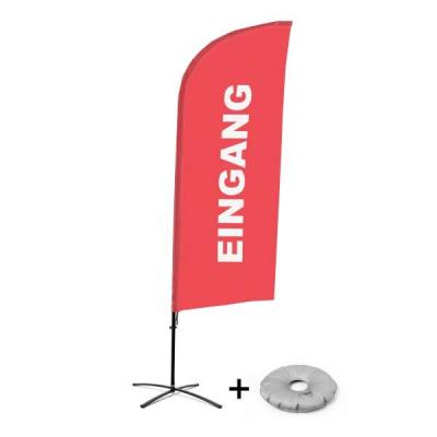 China 5m Sign Banners Custom Prints Outdoor Beach Feather Flags Mini Teardrop Poles Ground Spike for sale