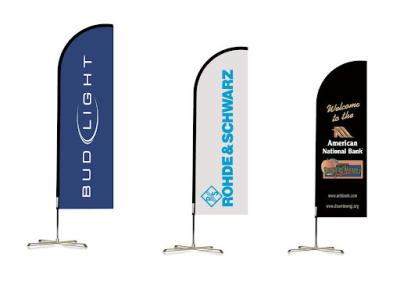 China Custom Auction Racing Advertising Banner Decorative Feather Food Teardrop Beach Flag for sale