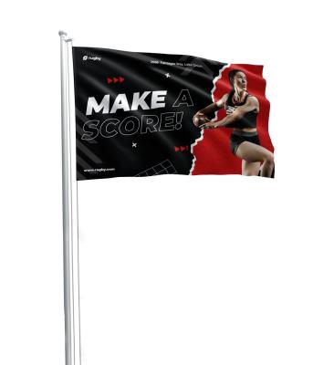 China 3x5ft New Custom Polyester Full Color Banners Signs For Indoor Outdoor Events Retail Parties Advertising Promotional Flag Banner for sale