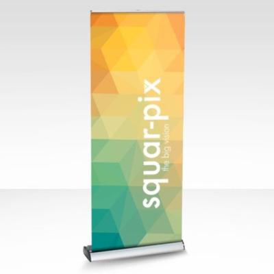 China 80 X 200 Pull Up Stand Advertising Banners Retractable Pop Up Banner Pull Up Banner for sale