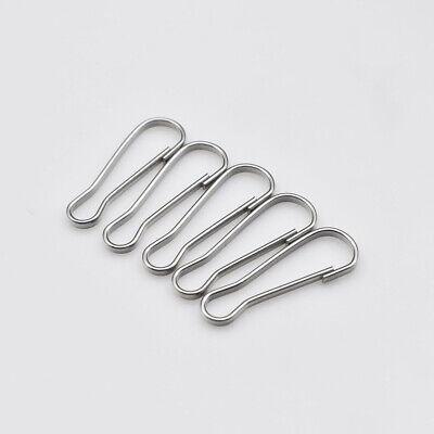 China SS304 Lobster Clasp Claw Flag Pole Rope Hook Clips Egg Shaped Spring Gate Snap Hook Carabiner Clip for sale