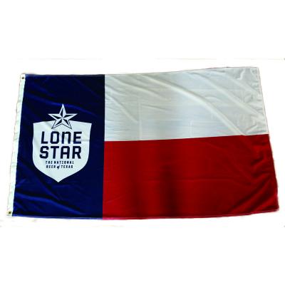 China Het nationale bier van Texas Vlag 3 x 5'Gebreide polyester Single Reverse Outdoor Te koop