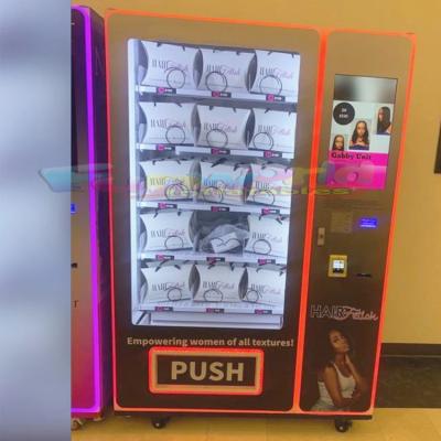 China Touch Screen Vendor Vending Machine Vending Machine Vending Machines Outdoor Entertainment Customized False Eyelashes Pink Wigs Nail Vending Machine for sale