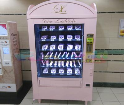 China Vendor touch screen entertainment false eyelashes vending machine outdoor tip wigs and hair bundles mall for sale