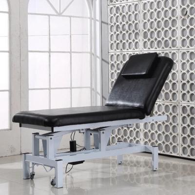 China Beau Appearance Diant Beauty Professional Three Sections Facial Bed Cosmetologist Chair Custom White Electric Massage Table for sale