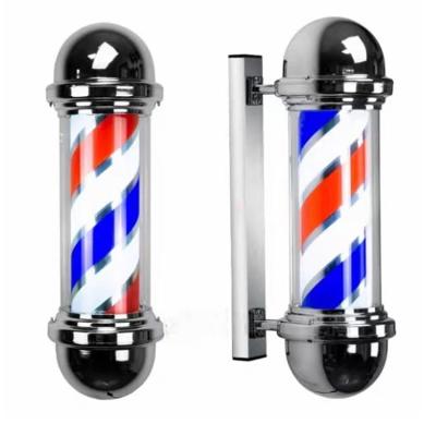 China Diant LED Blue Stripe Design Living Room Wall Hanging Light Modern Red White Beauty Salon Lamp LED Barber Shop Sign Pole Light for sale