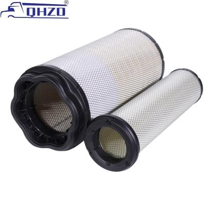 China Composite paper curing paper snowflake paper High quality Volvo excavator truck engine air filter OEM 17500253 17500251 17500260 17500266 17500256 for sale