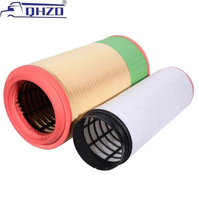 China Composite paper curing paper snowflake paper heavy truck air filter A-68550 AF27973 CF1830 0040943904 81.08405-0028 for sale