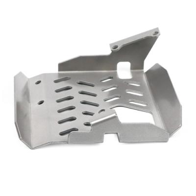 China Aluminum Silver Bottom Engine Guard Skid Plate Protector Cover For Benelli TRK502 TRK520X for sale