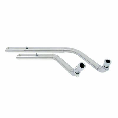 China Silver Stainless Steel Exhaust System With Removable Baffles For Honda Shadow VT750 Spirit Ghost for sale