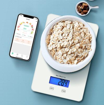 China Smart Nutrition Kitchen Scales New Design Kitchen Balance Scale Cusine Bascula Smart Food Nutrition Kitchen Scales for sale